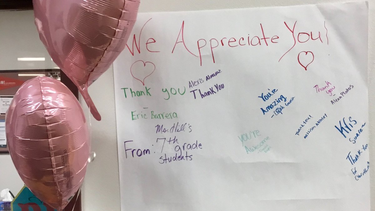 LibraryAustinMS's tweet photo. @Austin_Broncos @Austin_Broncos @abrownelar Thank you for making this such a wonderful week! #AMSIsTheBest #BroncoPride #TeamELAR https://t.co/JG5NIhhlzM