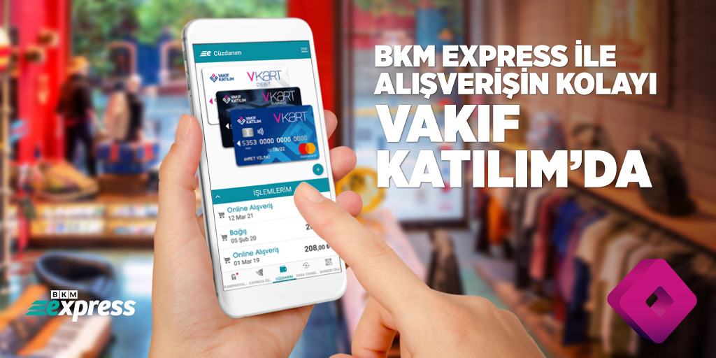 VakifKatilim's tweet photo. Vakıf Katılım kartlarınızı BKM Express’e ekleyin, internet alışverişlerinizi kolay ve güvenli hale getirin. https://t.co/XPX6kWBpvJ
#VakıfKatılım #OrtakGeçmiş #OrtakGelecek #BKMExpress https://t.co/HVU8R0dRPG