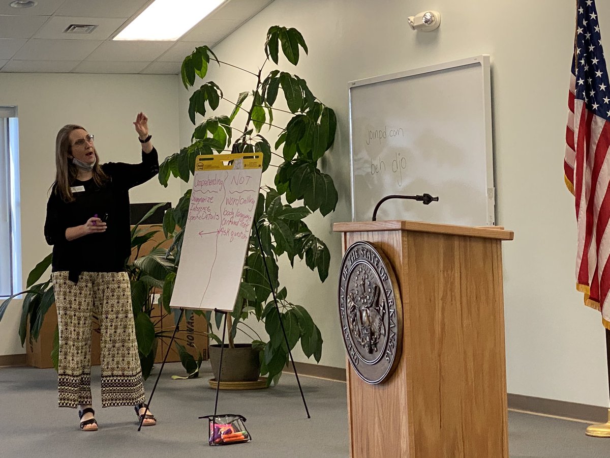 stone_kell's tweet image. We are RISEing with teachers from the Arkansas Correctional School!   #day5 #comprehension #risingontheriver #arkriverela