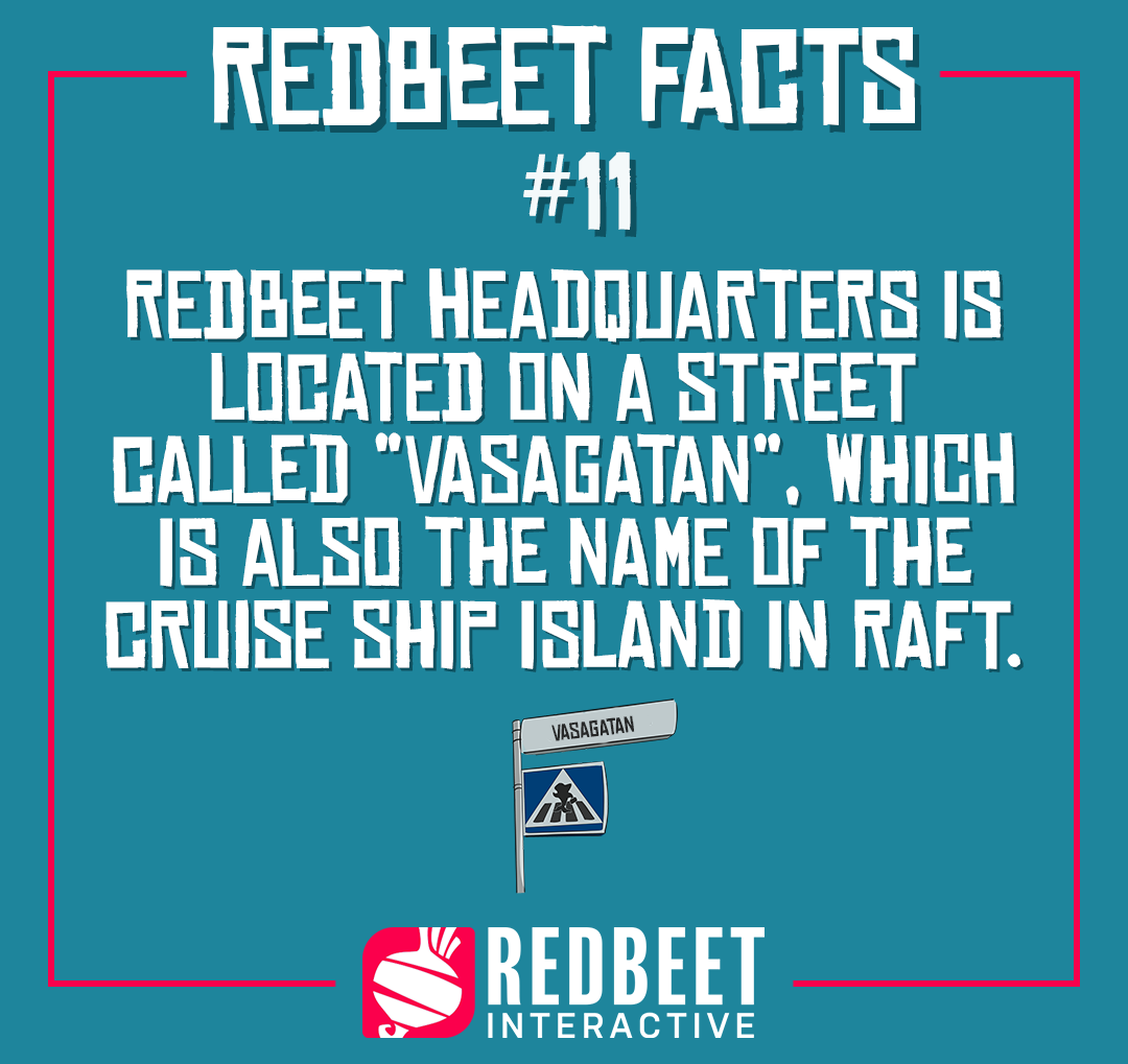 What do our office and the cruise ship island in Raft have in common? 🚢🦈
