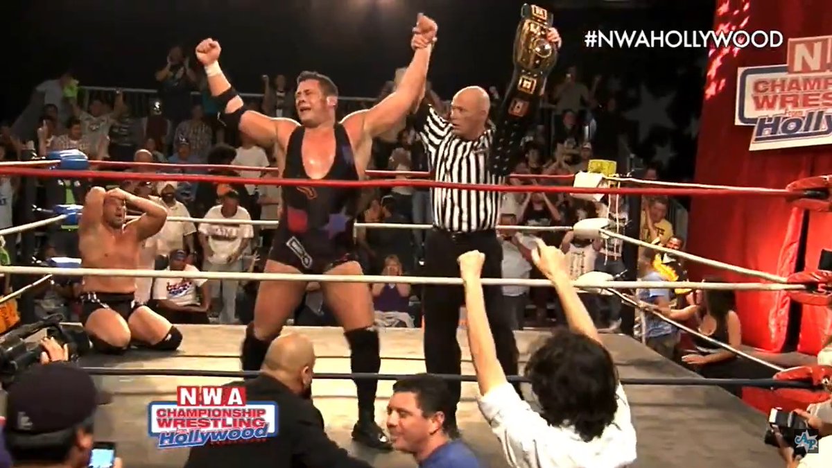 4/8/2012

Colt Cabana defeated Adam Pearce to win the NWA Championship at Championship Wrestling From Hollywood from The Studios in Glendale, California.

#NWA #NationalWrestlingAlliance #ColtCabana #BoomBoom #ArtOfWrestling #AdamPearce #TenPoundsOfGold #WWE #WWEHistory