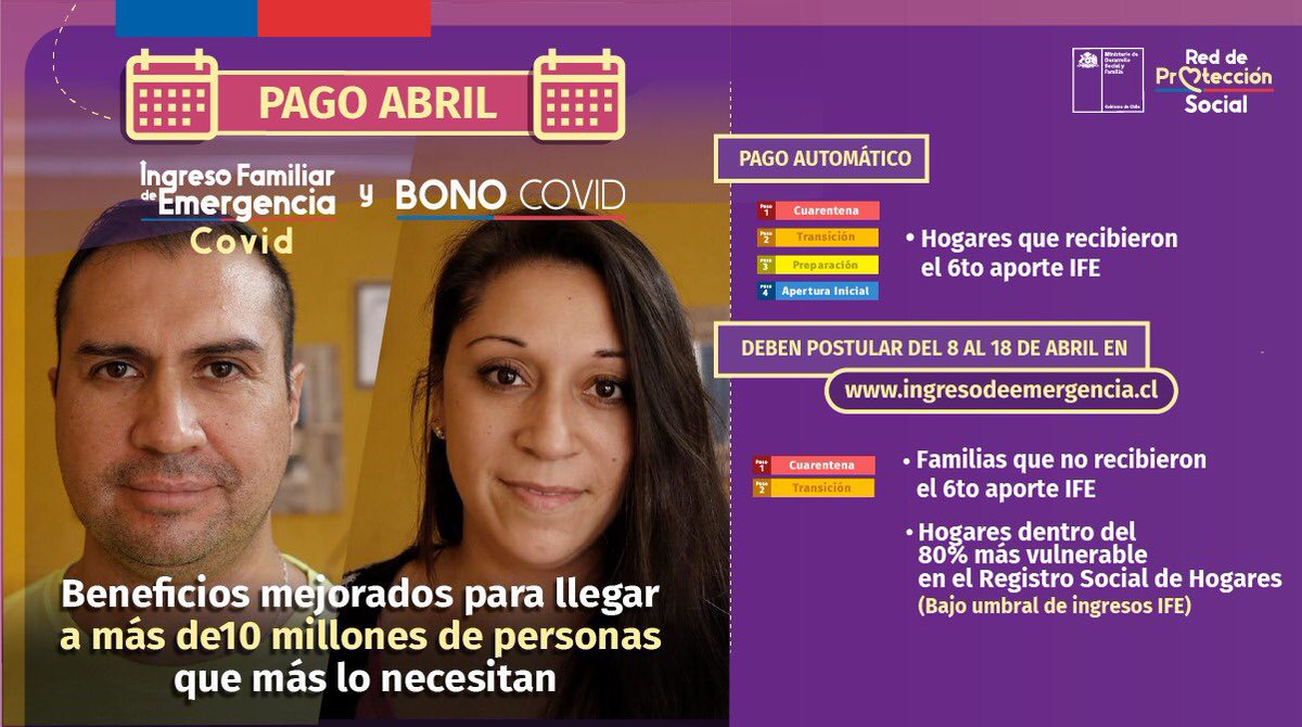 ✅ Vocero <a href="/ignaciopinto/">Ignacio Pinto</a> en Radio <a href="/Carnavalfmcqbo/">Radio Carnaval 104.5</a> informando sobre los cambios en el plan #PasoAPaso, los bienes esenciales, el cambio en toque de queda y el inicio del proceso de postulación al #IFECovid en la web ingresodeemergencia.cl #RedDeProtección