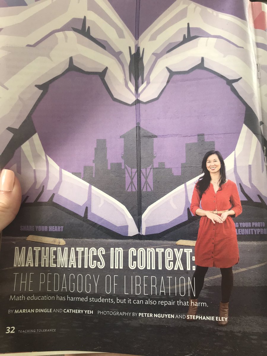 apotter333's tweet image. How to humanize mathematics in the education 🌎.  Math has been used over the years as a way to separate and divide. 🛑  #mathcanrepairharm #learningforjustice @learnforjustice