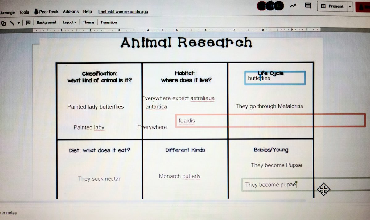 STEMtasticTeach's tweet photo. Enrichment can still happen in a virtual setting! Some of my 1st grade students are collaborating in a Zoom breakout room to research butterflies. I am one very happy and proud teacher! @CESMiniCougars @MPCSVA https://t.co/kkLFqFlod9