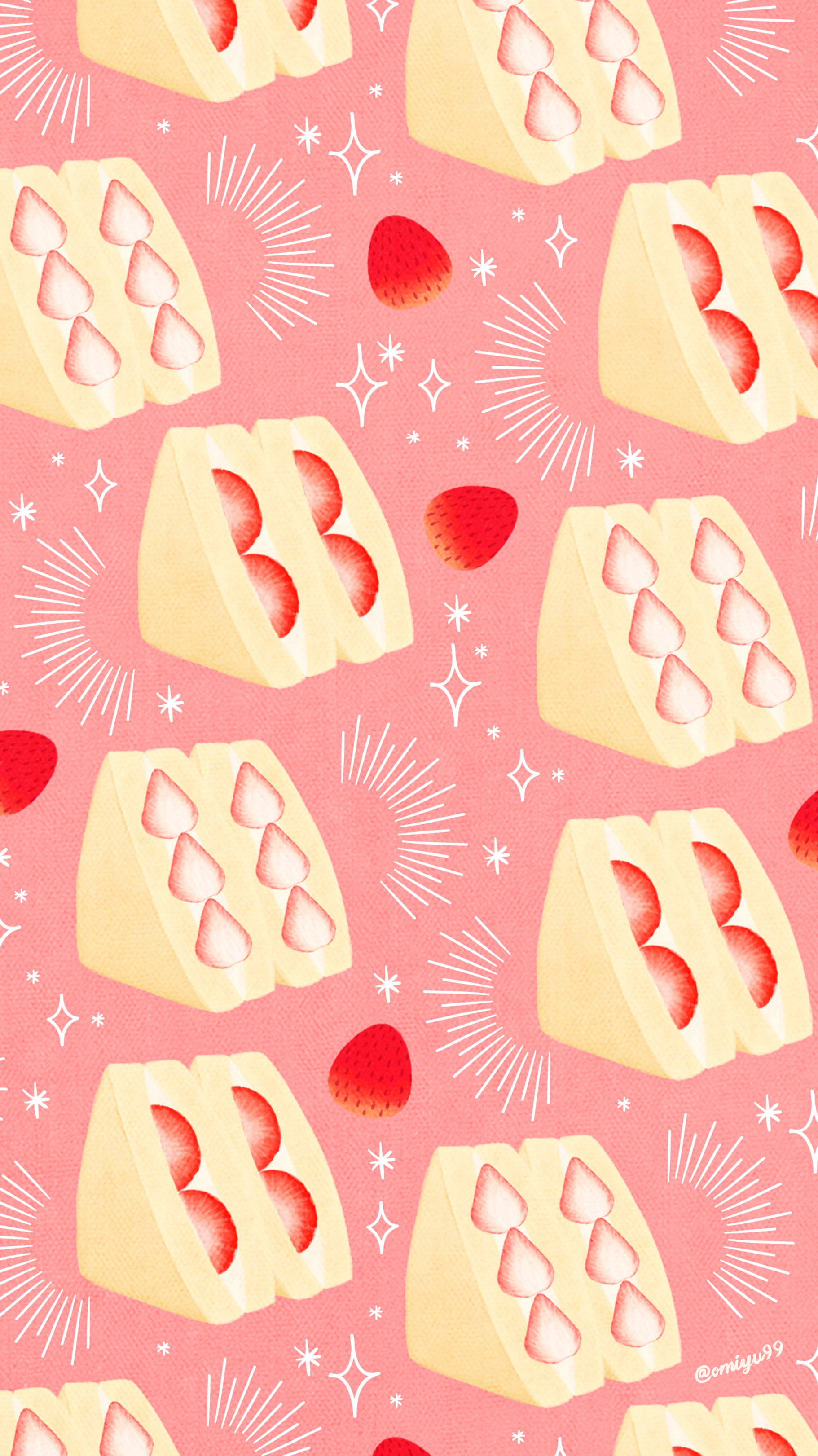 Omiyu 在 Twitter 上 いちごサンドな壁紙 Illust Illustration 壁紙 イラスト Iphone壁紙 サンドイッチ いちご 食べ物 Strawberry Sandwich Fruitssand T Co Ppuk5gpulk Twitter