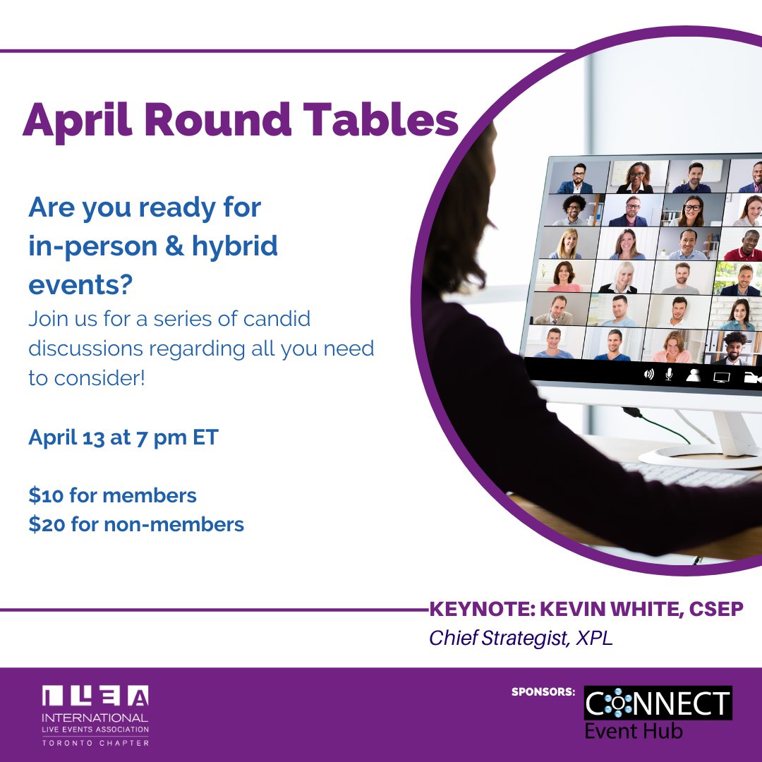 While the vaccine changes the outlook, event producers’ operational and design considerations still remain in safety mode. This talk focuses on the current pandemic reset and what it means for near-term production as well as long-term change. Sign up: buff.ly/2M5jzcl