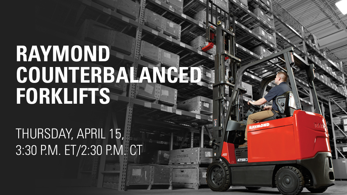 heubel_shaw's tweet image. Raymond® counterbalanced lift trucks allow you to keep up with the increasing productivity demands of today. Attend our ProMatDX demo session Thursday, April 15. raymondcorp.com/promat2021/
@PoweredbyMHI #ProMatDX #ProMat2021 #ProMat21 #SupplyChain #forklift #counterbalanced