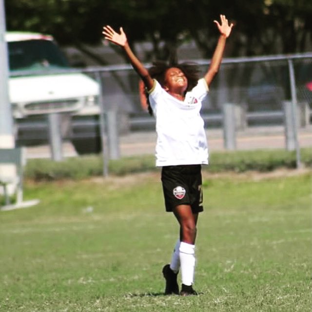 FLPremierFC's tweet photo. Good morning world, pure happiness. Aziza is Florida Premier FC! #floridapremierfc #oneclubonefamily #soccerisinourblood https://t.co/ZxOwQZmYSL