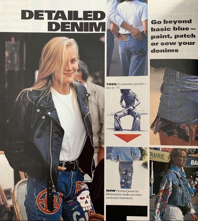 Beyond Basic Blue should be a band name.
#YMMagazine #1991 #YM #detaileddenim #neighties #90s #90sfashion #👖