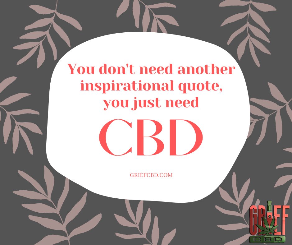 Grief CBD tweet media