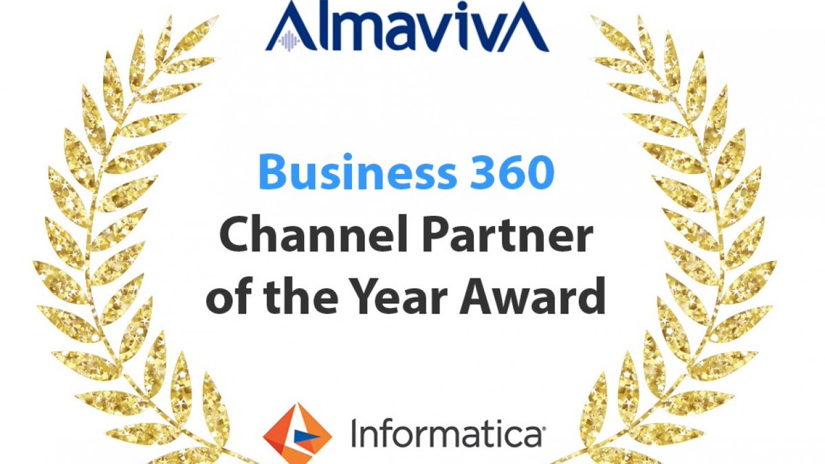 channelcity's tweet image. Almaviva riceve il Channel Award 2021 di Informatica #almaviva @Informatica #ChannelAward2021 #clouddatagovernance #enterpriseclouddatamanagement #datadriven: Il Premio come miglior partner nella categoria Business 360, EMEA e LATAM, è un riconoscimento… dlvr.it/RxFnSs