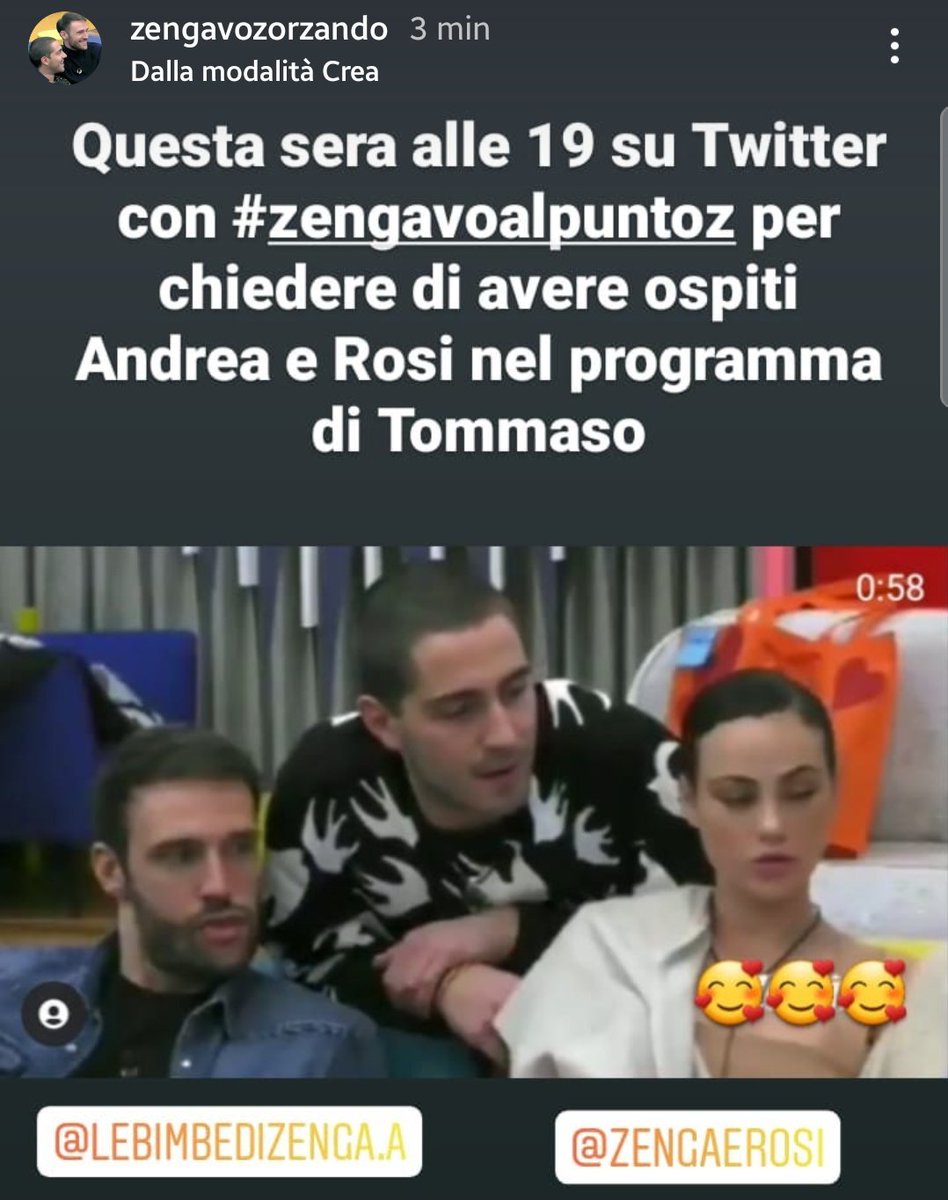 IlyP90's tweet photo. Parlando di cose più serie, #zengavò #rosiners stasera alle 19 twittate con #zengavoalpuntoz, chiediamo la cortesia anche agli altri fandom #gregorelli #sovip #tzvip #croccantiners #montecarlers di aiutarci in questo, appena ne avremo l'occasione ricambieremo di sicuro, grazie❤ https://t.co/wztU2roGLH