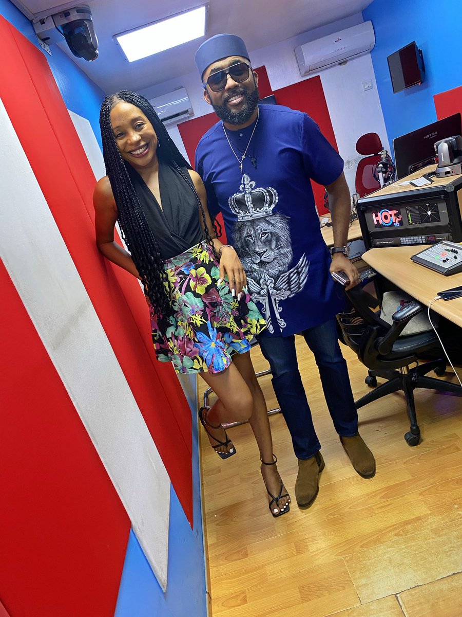 CharityOwoh's tweet photo. The amazing @BankyW was on the show yesterday and I absolutely loved it: I’ll say I’m wiser now #finalsay #chatwithchacha #happyfairy #shareyoursmile https://t.co/W6DNG8xA4B
