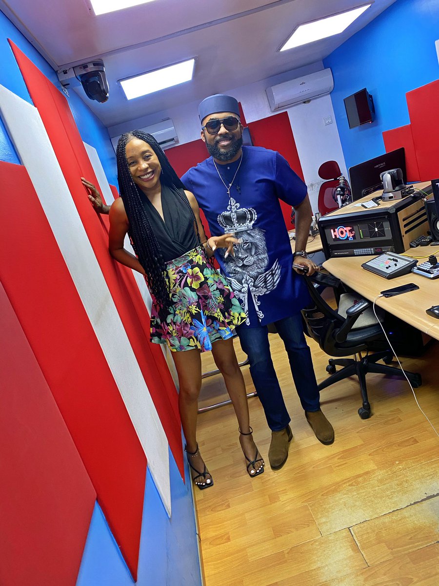 CharityOwoh's tweet photo. The amazing @BankyW was on the show yesterday and I absolutely loved it: I’ll say I’m wiser now #finalsay #chatwithchacha #happyfairy #shareyoursmile https://t.co/W6DNG8xA4B