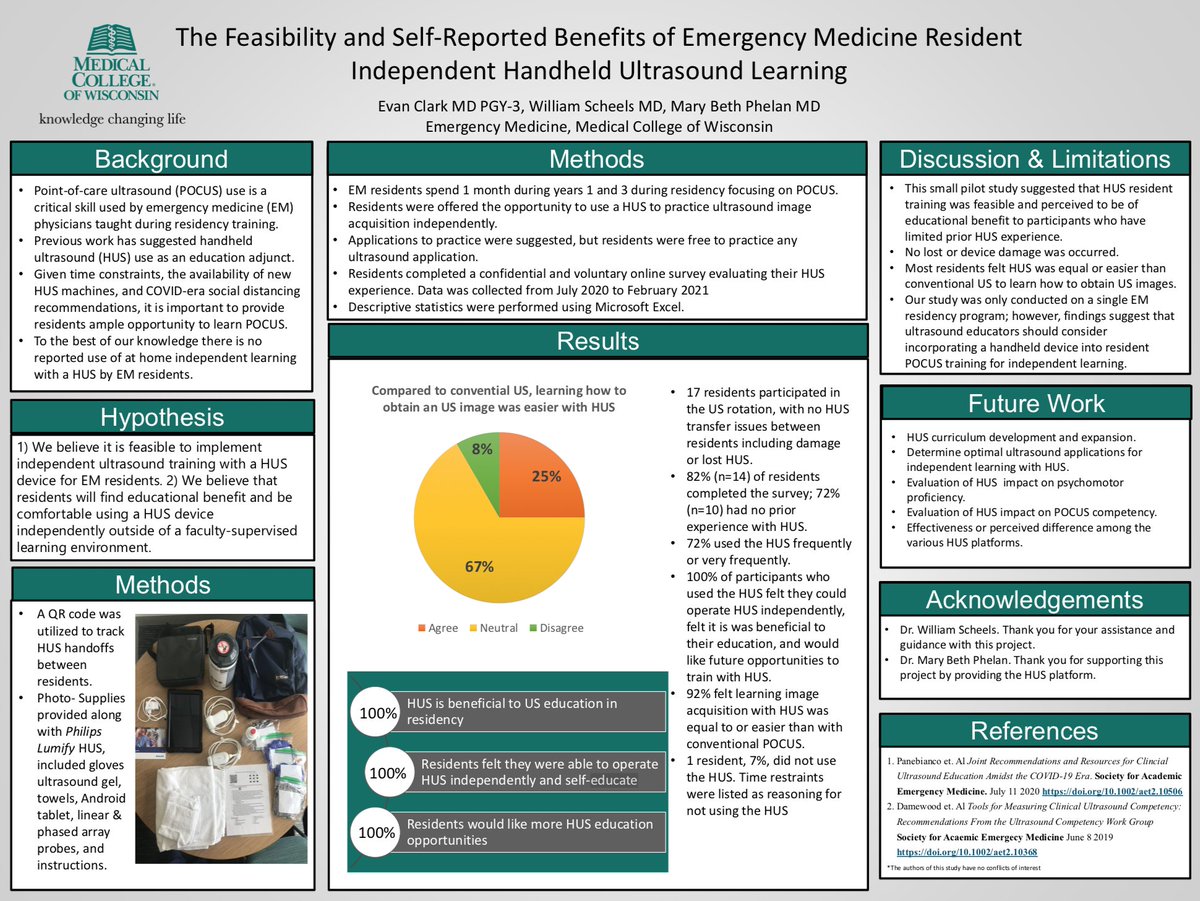 MCW EM Ultrasound tweet media