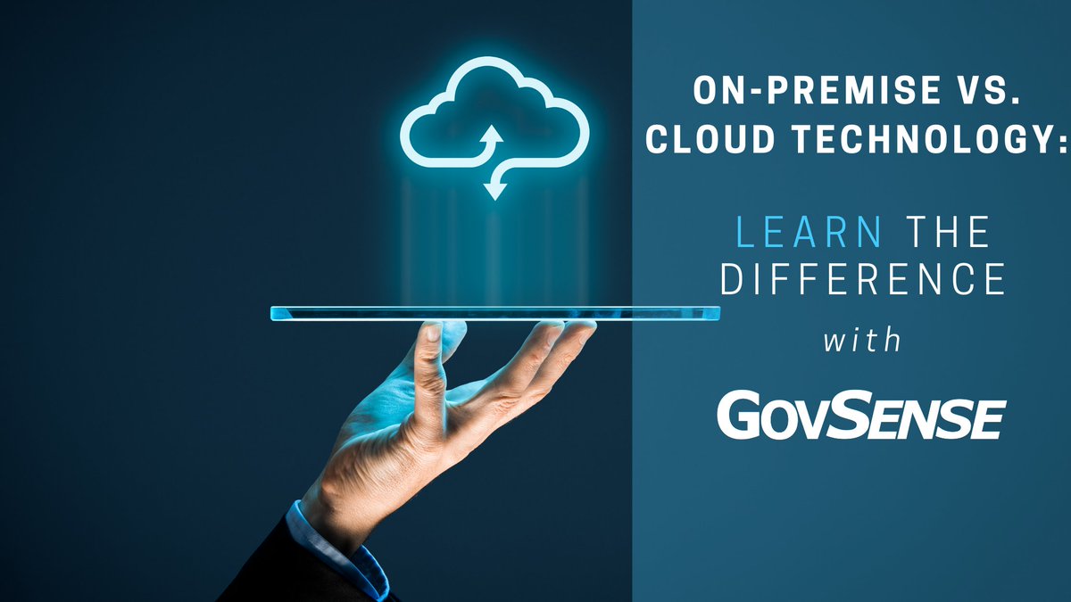 GovSense's tweet image. Do you know the difference between on-premise and true-cloud technology? GovSense is here with some tech education for you on this fine Thursday. 

govsense.com/blog/on-premis…

#blog #technologyforward #software