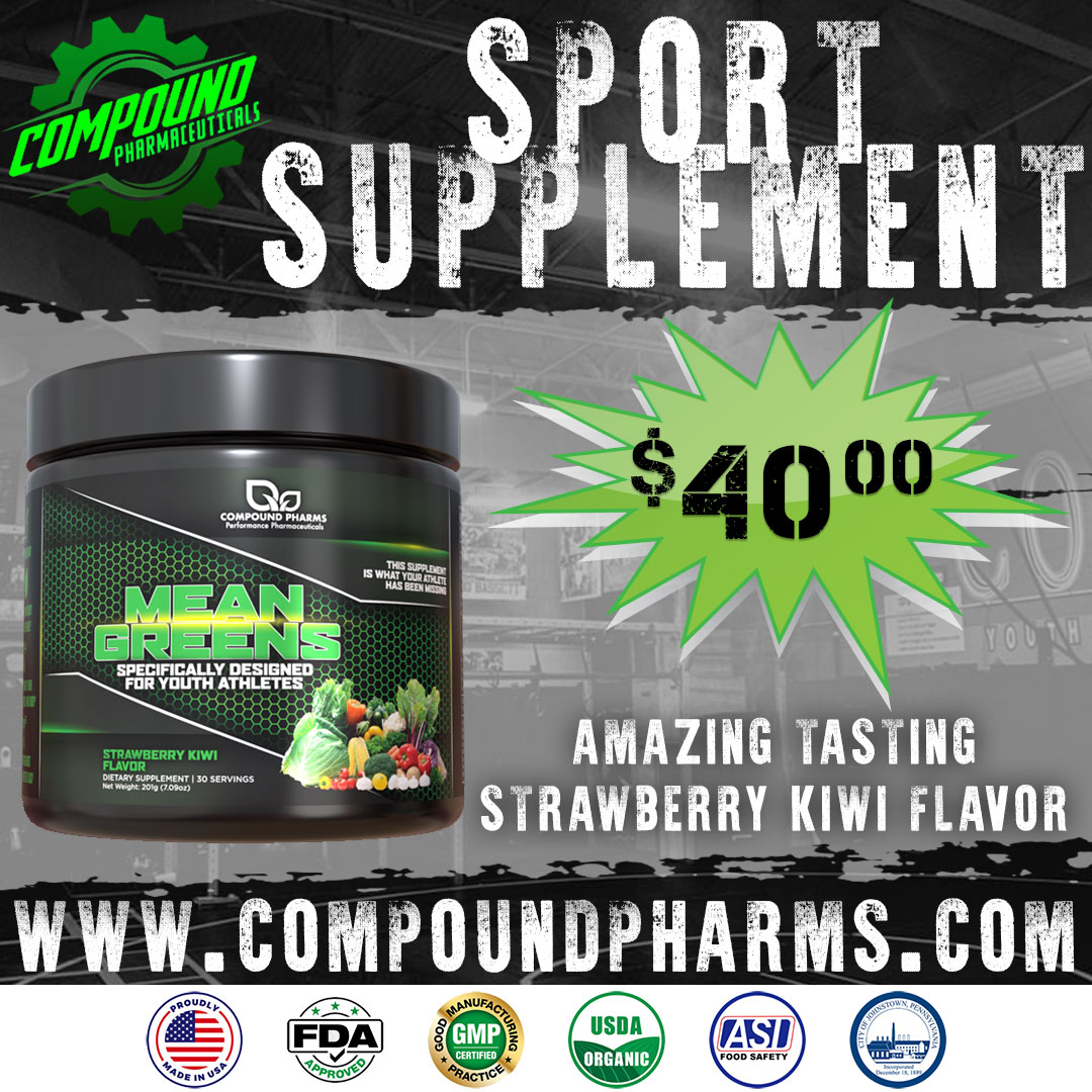 CompoundPharms's tweet image. Mean Greens fulfills your daily vegetables value!

GAME CHANGER! 

***Buy 3 Products or More for #FreeShipping

Order Now - Same Day Shipping!

compoundpharms.com

#youth #fitness #sports #wrestling #WrestlingCommunity #sportsperformance
