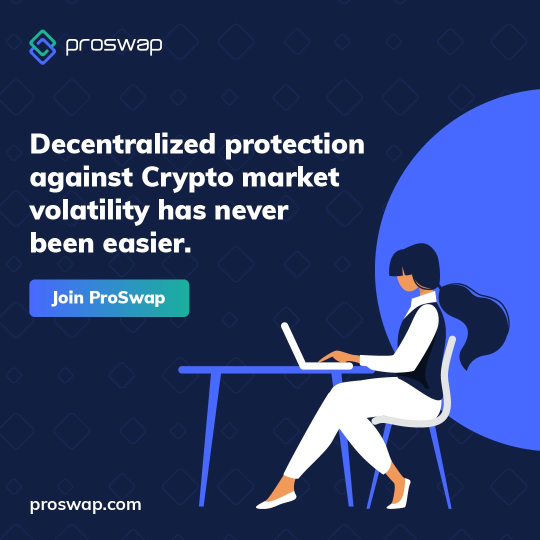 proswapcom's tweet image. #Hedging is like car insurance. You pay a small amount every month in case there is an accident. This reduces the risk of huge #financial losses in the future. With #ProSwap, you can do the same, just in the space of cryptocurrencies.
Find out more at proswap.com