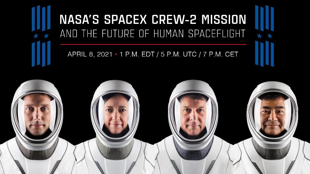 🚀 Today: in a Facebook Live event hosted by the <a href="/USEmbassyFrance/">U.S. Embassy France</a>, experts from <a href="/NASA/">NASA</a>, @ESA, and <a href="/SpaceX/">SpaceX</a> will discuss the upcoming Crew-2 mission and answer questions!

📆 Set a reminder to join at 1pm ET / 5pm UTC: facebook.com/usdos.france/p…