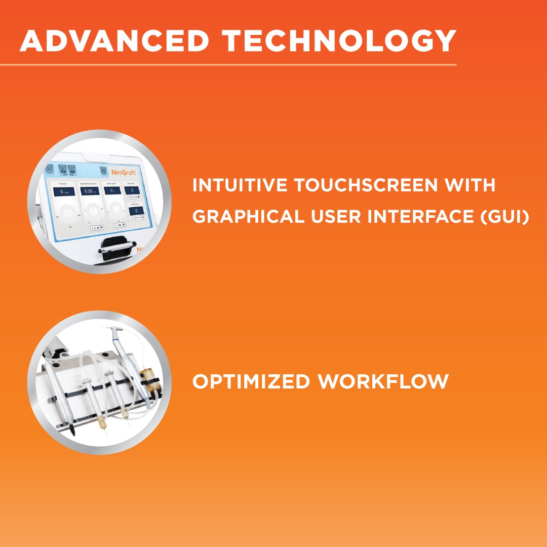 neograft's tweet photo. NeoGraft® was designed with both the physician and patient in mind. It utilizes an automated handpiece, which maximizes comfort and graft quality during hair transplant procedures to provide the best treatment outcomes. Swipe right to learn more: https://t.co/uT1FBYl48Q https://t.co/DwnNrqQfN6