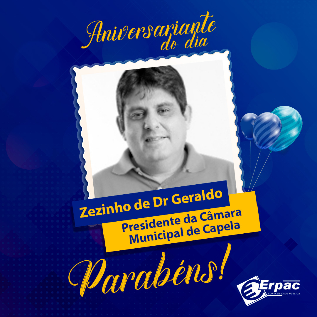 ERPAC_Contab's tweet photo. O Erpac deseja um feliz aniversário para o presidente da câmara José Lopes Gama Neto! Muitos anos de vida, saúde e prosperidade!

#erpac #contabilidadepública #sergipe #contabilidade https://t.co/pdAuyIy72F