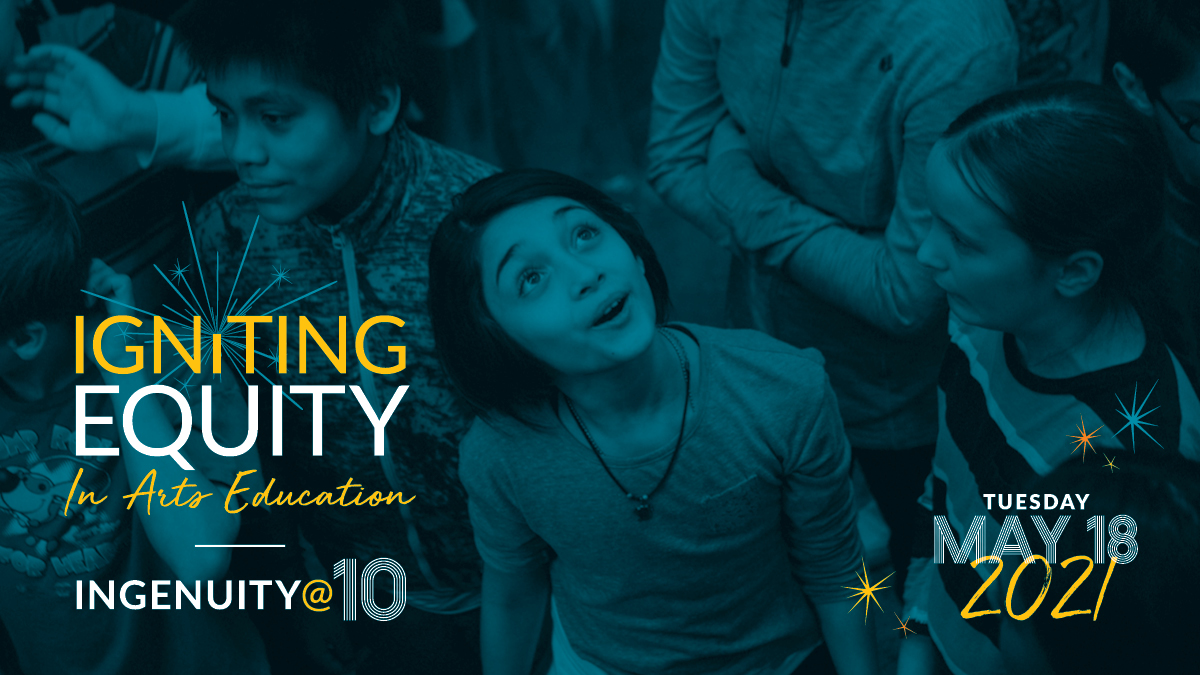IngenuityChgo's tweet photo. We’re turning 10! To celebrate, you're invited to Ingenuity@10: Igniting Equity in Arts Education🔥

This free virtual event recognizes 10 years of #artsed progress in our city - progress we couldn't have made without you! Celebrate with us!

Learn more: https://t.co/wuX8DiC0Gt https://t.co/o2oGy7IldI