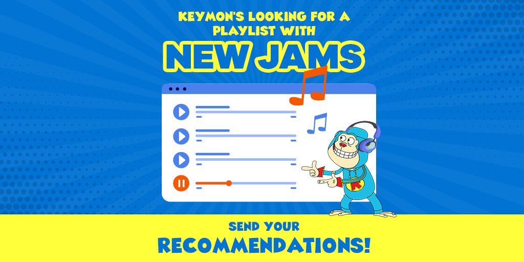 SonicGang's tweet image. Keymon hai in the mood to groove, par just out of music 🤷 Apne new fav songs batao👇

#Keymon #Playlist #Songs #Sonic #Nickelodeon