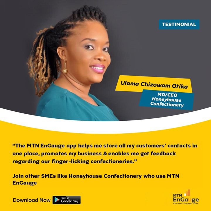 MTNNG's tweet photo. Increase sales opportunities with MTN EnGauge today!
You can also:
- Share promos
- Get feedback from your customers
- Track business engagements &amp; more!

Download the app by clicking https://t.co/lrKhrH9qiB NOW! #MTNEnGauge https://t.co/TN1uRalmq8