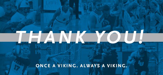 LUvikings's tweet photo. The Crowdfund for Lawrence Athletics produced 1,172 donors who gave $135,000! Thank you, thank you, thank you! If you would like to give, you can still do that at: https://t.co/dbGW0EXQYC #LUVikes4Life https://t.co/dQq9gqB3KF