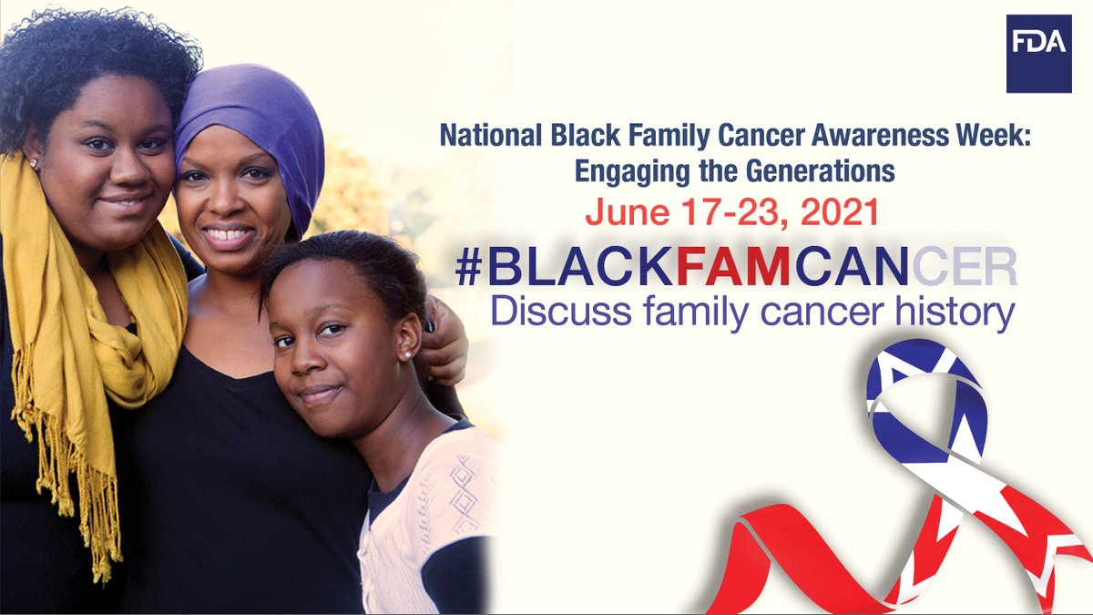 What are you planning for National Black Family Cancer Awareness Week? #BlackFamCan. Get involved and share our social media toolkit. This Oncology Center of Excellence Project Community initiative occurs June 17-23!
ow.ly/34Co50E0EVK