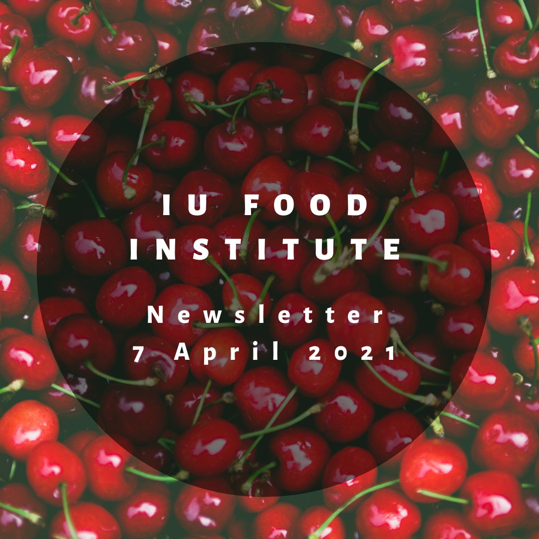 IUFoodInstitute's tweet photo. Newsletter is out! Be sure to check out the event schedule for next week's Food For Thought Symposium! 
https://t.co/wLmh1fCSmp https://t.co/8g1fvoEq9r