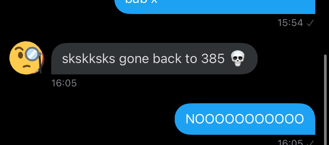 Well, it’s over x