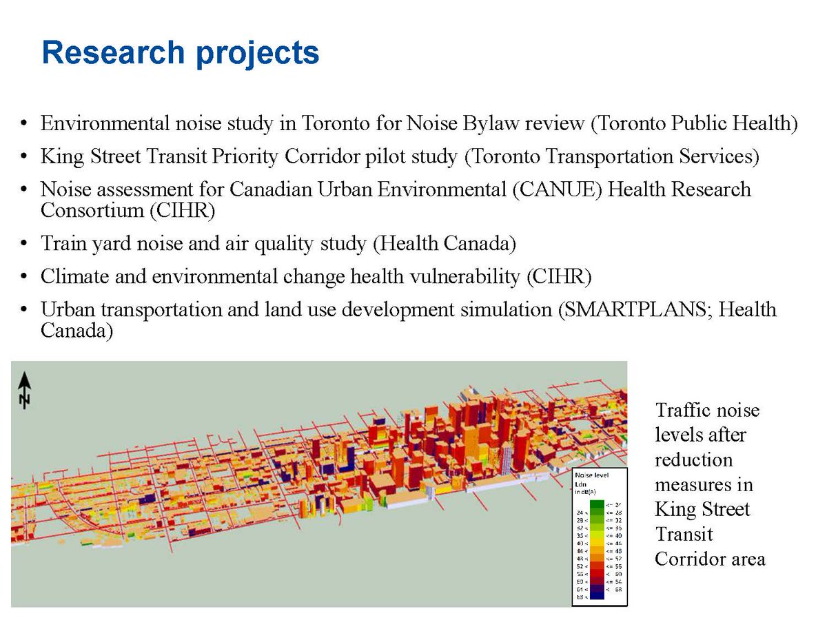 Environmental noise in urban environments and how it's affecting us is now getting more attention.  @Torsalias has worked on multiple research projects and muni assessments to date.