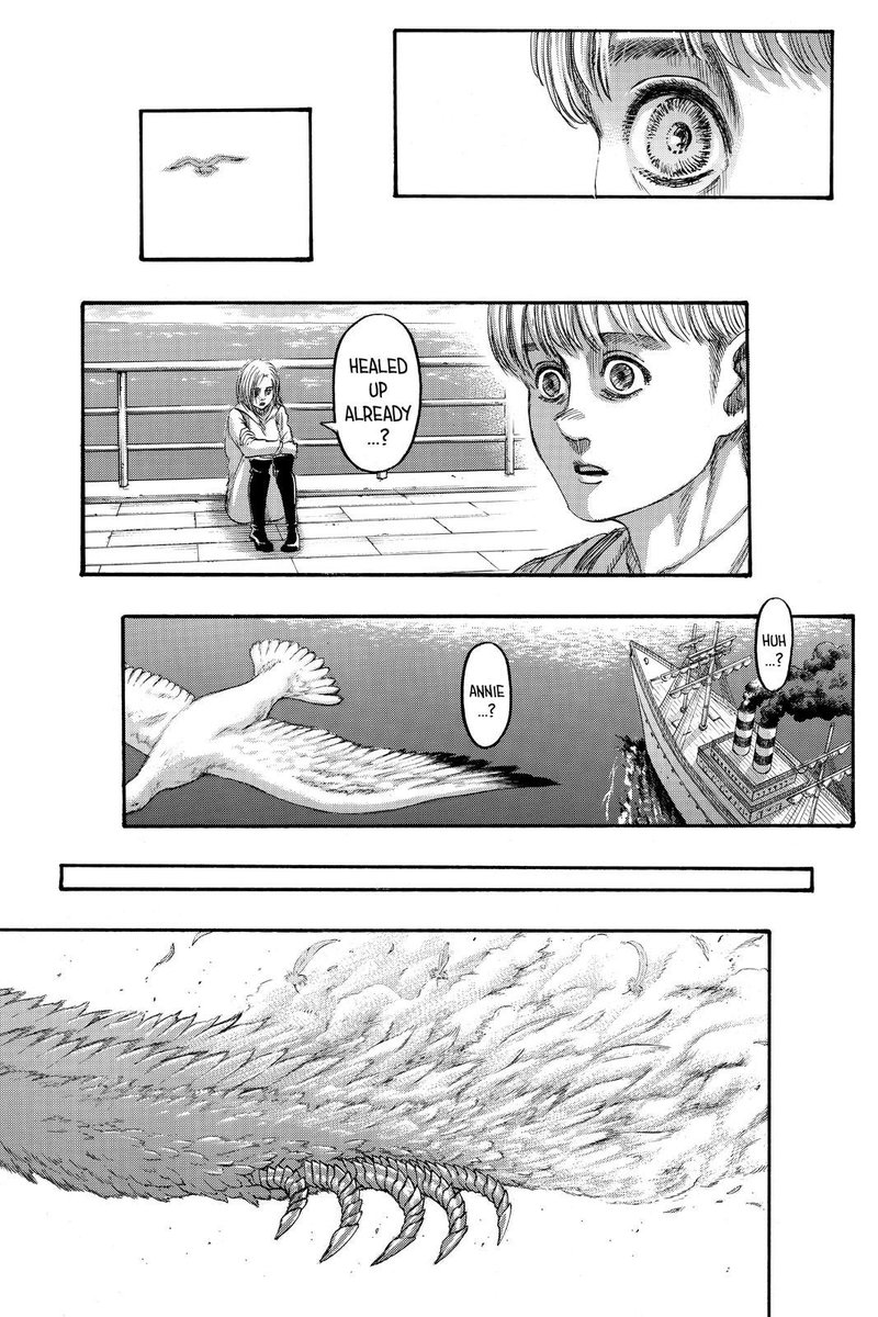  #aot139spoilers More credit where credit is due, this is a fantastic transition using classic symbolic imagery