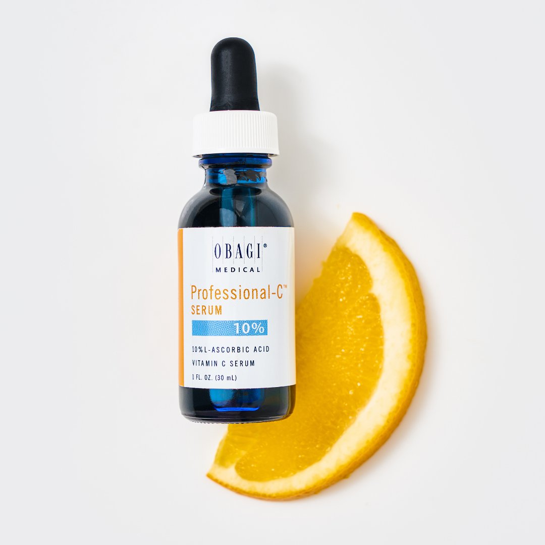 Obagi's tweet image. This serum contains the most efficacious form of Vitamin C and is formulated with 10% L-ascorbic acid for Normal to Dry skin types!

How do you incorporate Vitamin C into your regimen?