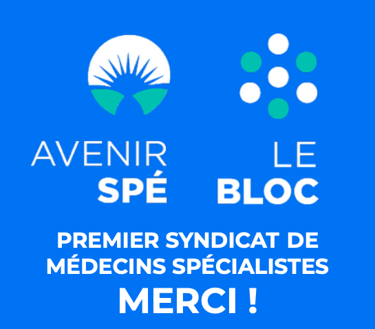 specialistesIDF's tweet photo. Après 7 jour de vote pour l'élection #URPS d'Île-de-France, nous n'aurons qu'un seul mot : MERCI ! 
Avec 41,47% des voix, @Avenir_Spe - Le Bloc arrive largement en tête pour vous représenter et devient le premier syndicat de médecins spécialistes ! https://t.co/gISBnkhNJ7