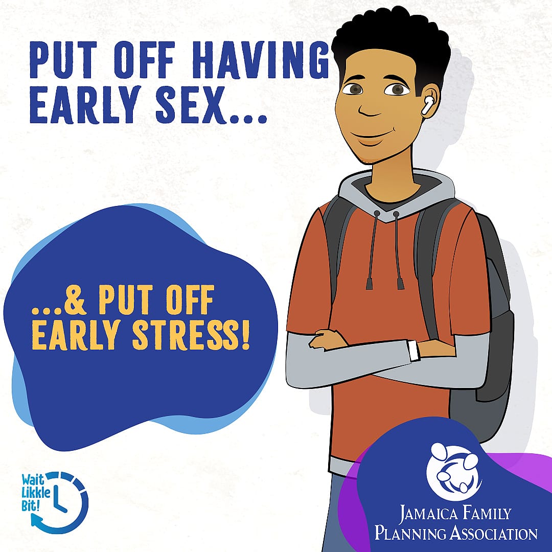 Young and stress free! When you put off having early sex, you don't have to worry about managing sexual relationships. 

#waitlikklebit 
#abstinence

IPPF Americas &amp; the Caribbean