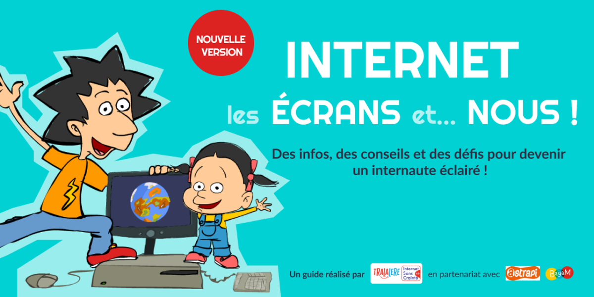 BetterInternetF's tweet photo. 🆕Une nouvelle version de notre guide "Internet, les écrans et… nous ! " est en ligne, 16 pages contenant des #infos, des #conseils et un #quiz pour devenir un internaute éclairé !
Pour plus d’infos ⤵️ https://t.co/QRyzBquvsT
Pour le précommander➡️https://t.co/QAi1PoJfOA https://t.co/e0q3dcDBmE
