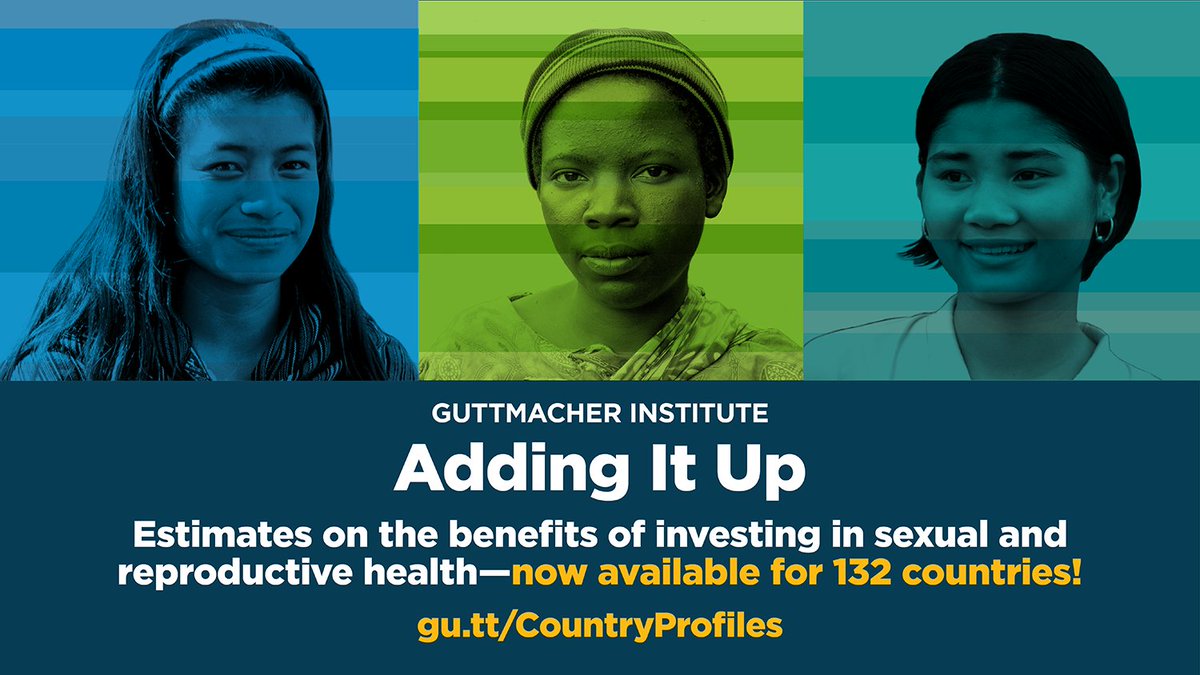 Guttmacher's tweet photo. Our new country #AddingItUp data illustrate how cost-effective investments in contraception can be: In #Kenya, every $1 spent on contraceptive care beyond current spending would save $2.71 in the cost of maternal, newborn and abortion care! https://t.co/ZJ6Vnvw7QR #SRHR https://t.co/iKk9A9XgDP