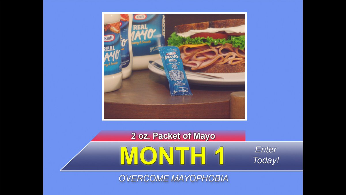 Kraft_Sauces's tweet photo. if you or a loved one are suffering from mayophobia, consider this four month plan https://t.co/22SFU9gNWR https://t.co/Pv8BF0A9qT