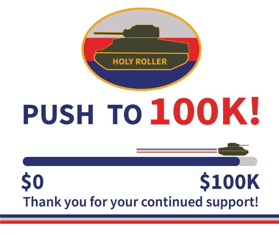 1HHolyRoller's tweet photo. We are getting closer to our mission to save our surviving veteran. Please share with family and friends.

Please make a contribution to preserve HOLY ROLLER: https://t.co/Py4w2kfsMs
#OurSurvivingVeteran #LdnOnt https://t.co/rKgrZa7T9N