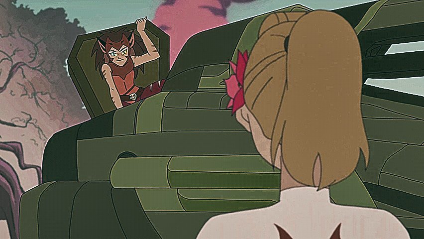 She_ra_series's tweet photo. Catra being more of a cat than a human https://t.co/JYOU7wyZ15