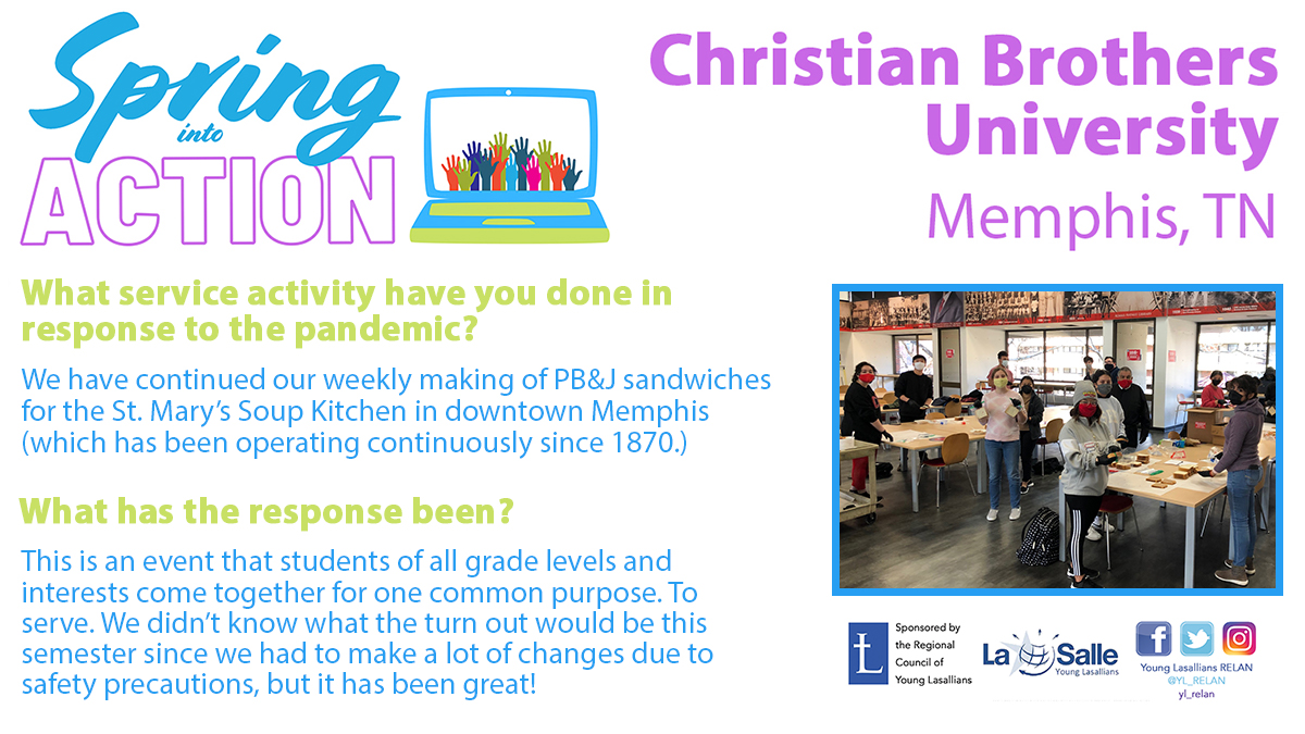 “Sometimes our light goes out but is blown into flame by another human being. Each of us owes deepest thanks to those who have rekindled this light.” ― Albert Schweitzer <a href="/FromCBU/">Christian Brothers U</a> <a href="/cbuministry/">CBU Campus Ministry</a> #SpringIntoAction2021