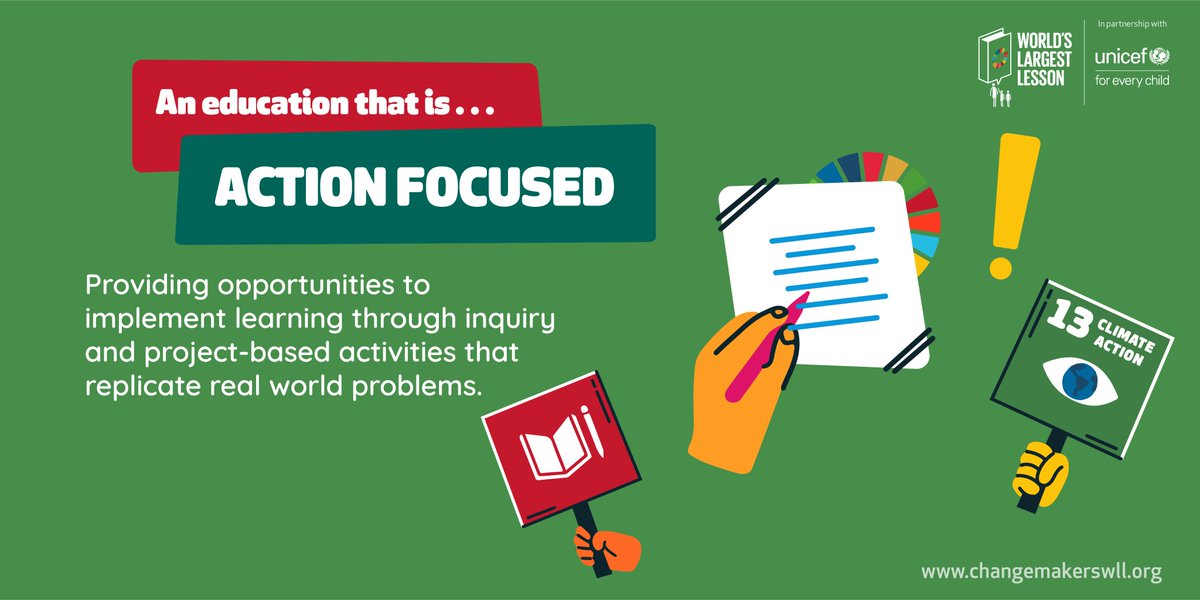 TheWorldsLesson's tweet photo. #ClimateEducation is so important to reach the #GlobalGoals but what does it actually mean..?💭

🌍https://t.co/25kLMcwIgv🌍
 
Share the site so children can send a message on what #ClimateEd means to them💚

With👍from @UNICEF @WWF @UNESCO @Hasbro @EarthDay @TeachForAll @AIESEC https://t.co/nh0tUQJZUk