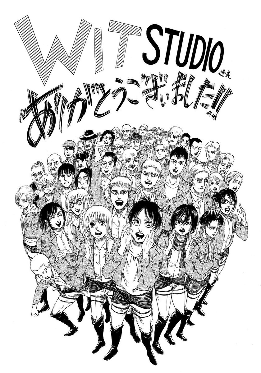 Thank you that over the years you have worked hard to create great works and its memorable. I love all the characters and all the stories will be legendary forever.
#ThankYouIsayama #AttackOnTitan