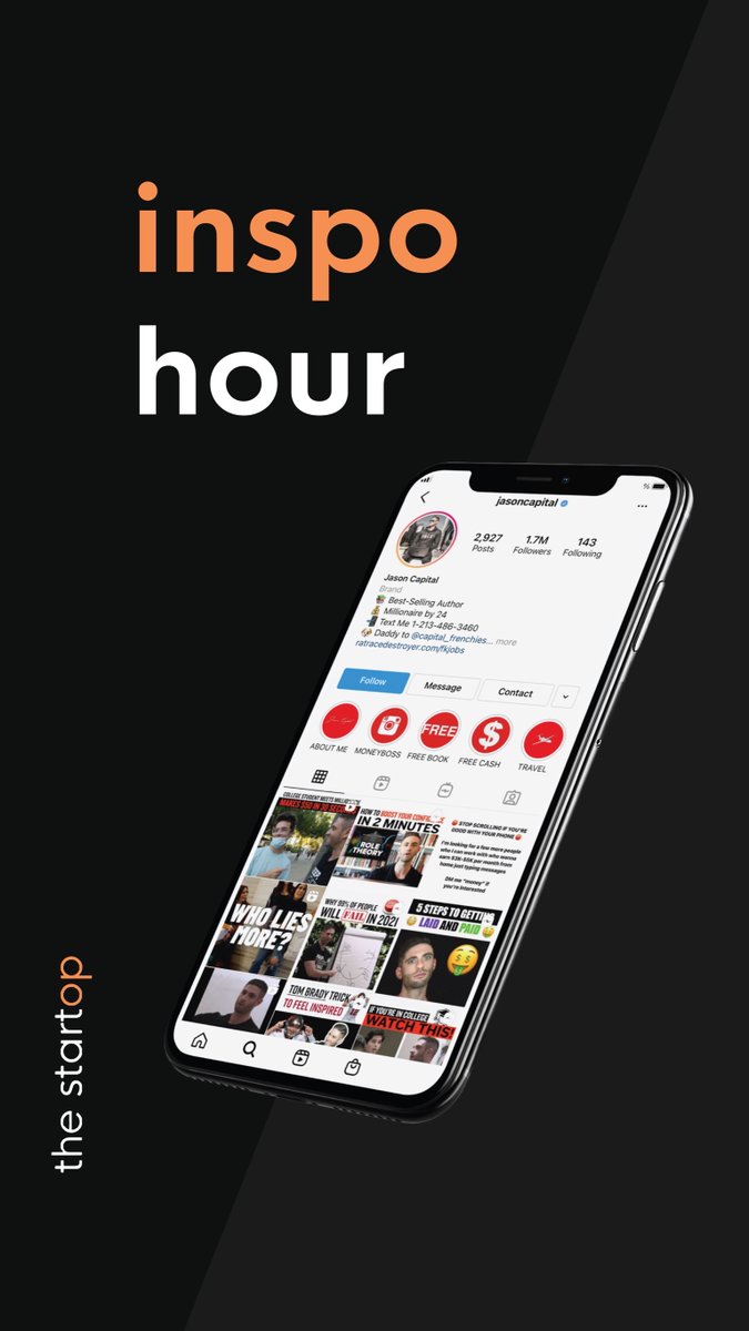thestartopmx's tweet photo. If you need some inspiration for your feed, here’s our recommendation of the day @jasoncapital: https://t.co/Zw2i5936vw