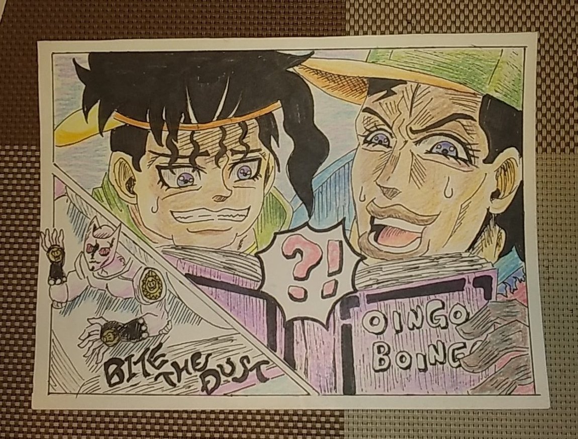 Yutapump リクエストで オインゴボインゴ 描きました W F 原作を知っている人が見ると2人のように となりました と私のトト神は示していますww ジョジョ ジョジョの奇妙な冒険 ジョジョ好きさんと繋がりたい イラスト好きな人と
