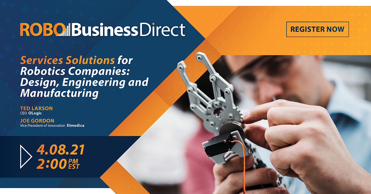 Ximedica's tweet photo. Happening today at 2 pm ET: The RoboBusinessDirect session exploring the wide variety of services offerings available for creating &amp; manufacturing #robotics technologies &amp; products. @Ximedica's Joe Gordon will be serving on the panel. Register now: https://t.co/rrreUcFKAg https://t.co/FM5eVKoEIq