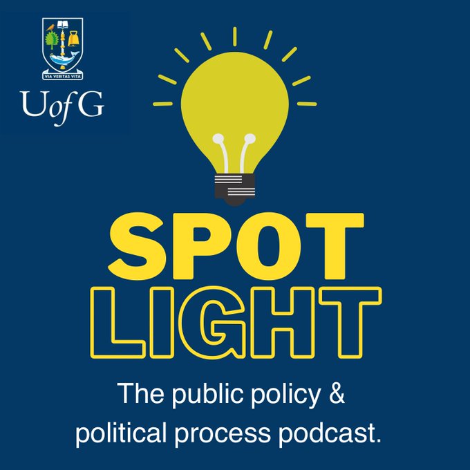 Spotlight podcast logo featuring a lightbulb