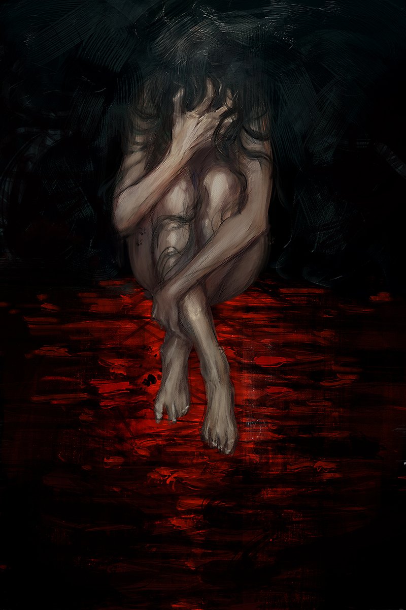 Yuumei_Art's tweet photo. Sorry for the long absence, I've been really sick for the past few weeks. Without being tmi, it was a lot of pain and blood. I'm actually better now which is why I was even able to paint and post. 

I'm looking forward to being back! https://t.co/KC57WFcetJ